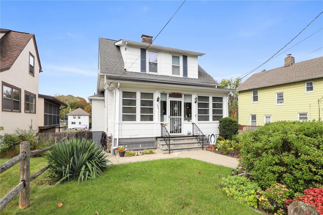 a house view with a garden space