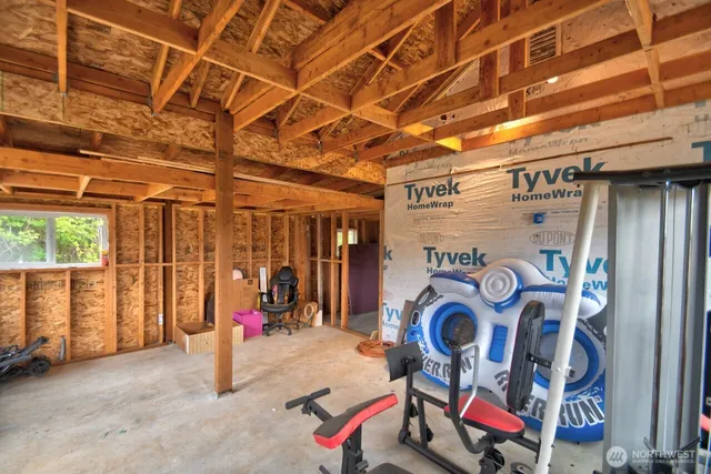 a view of storage and utility room