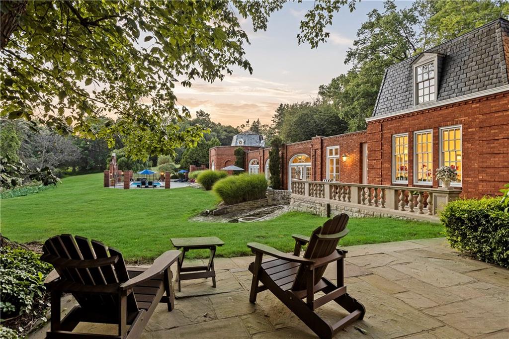 898 Persimmon Road Sewickley, PA 15143 - Photo 50 of 50 Designed by renowned architect Benno Janssen and inspired by Monticello, the home's exterior is both impressive and exquisitely detailed.