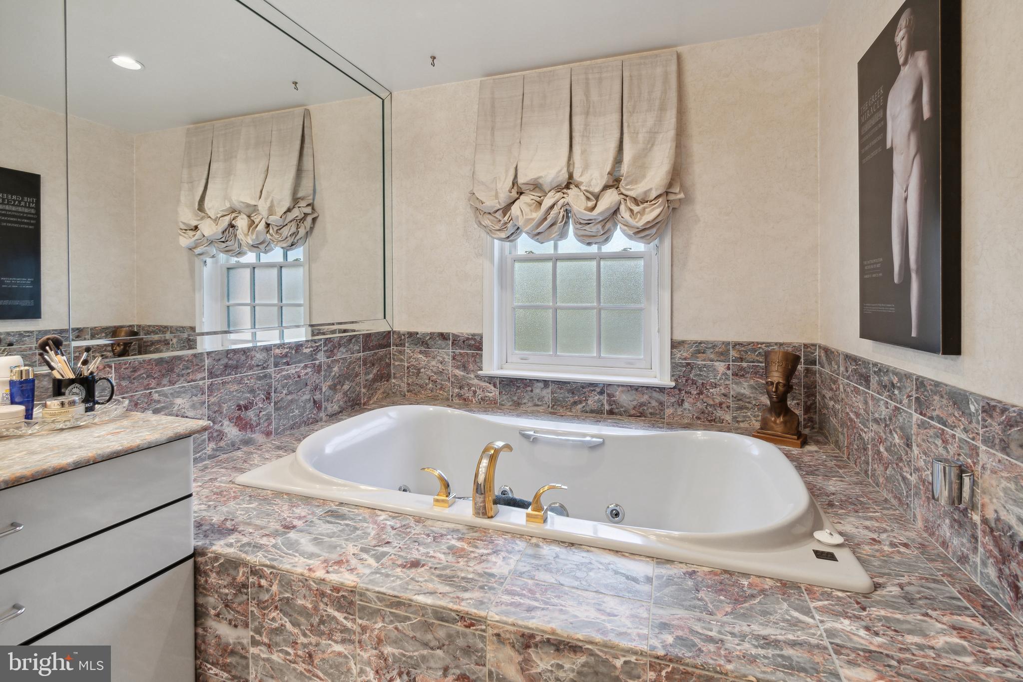 3737 Winfield Lane Northwest Washington, DC 20007 - Photo 25 of 54 Spa Tub Surrounded in Marble