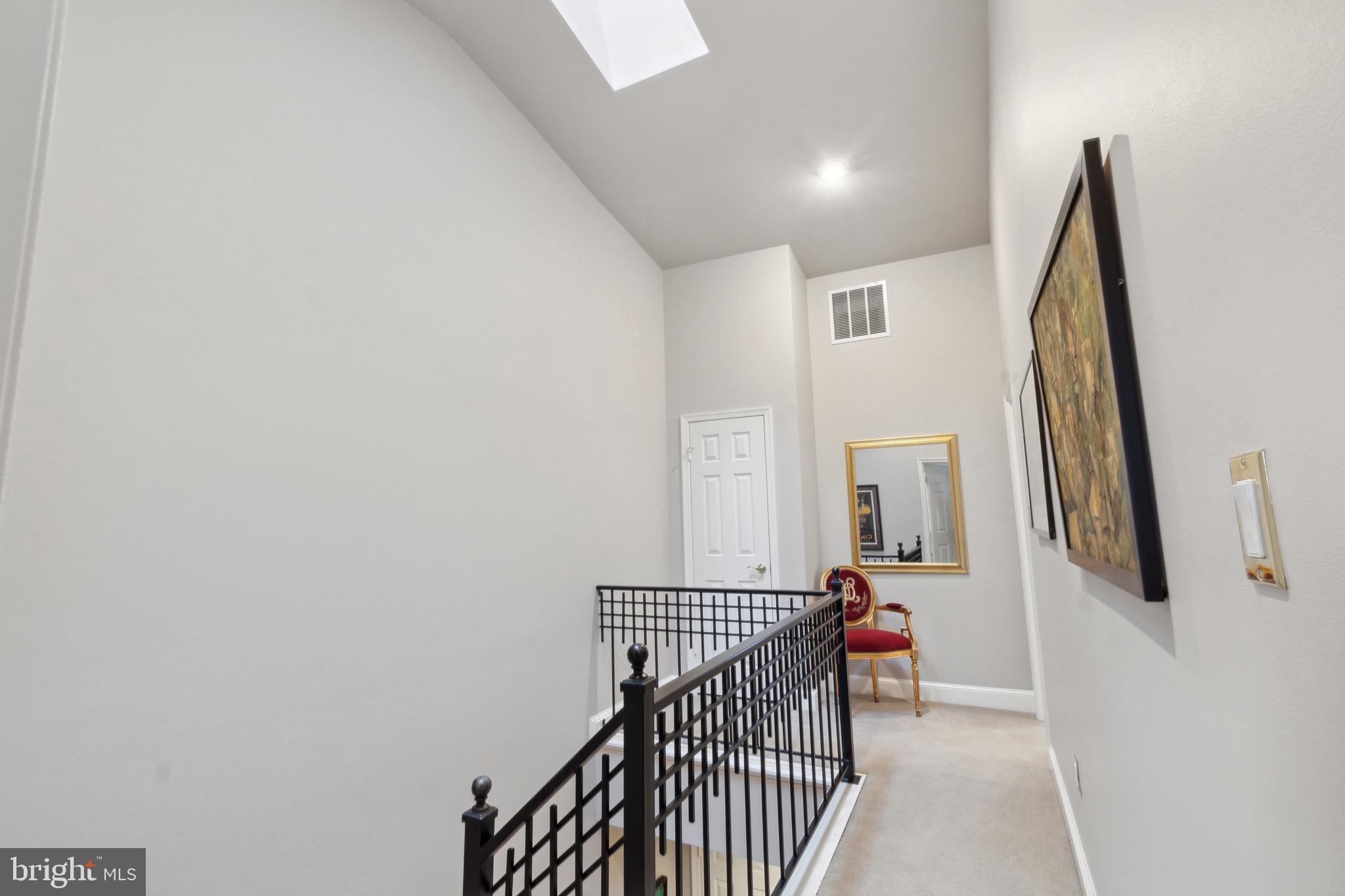 3737 Winfield Lane Northwest Washington, DC 20007 - Photo 30 of 54 Top Floor Hallway Skylight