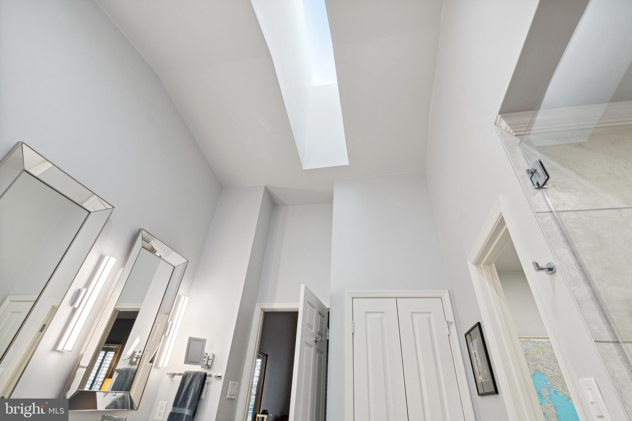 3737 Winfield Lane Northwest Washington, DC 20007 - Photo 39 of 54 Skylight in Top Floor Bathroom