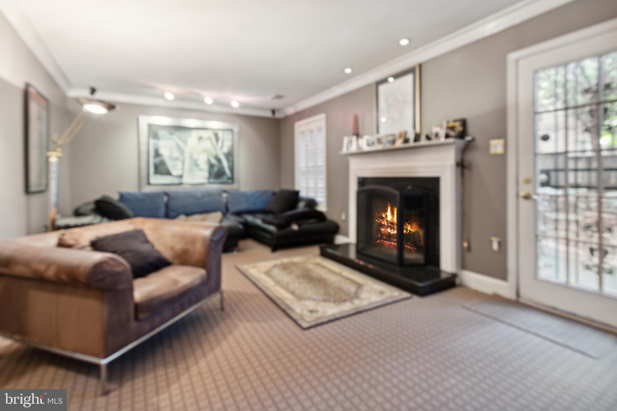 3737 Winfield Lane Northwest Washington, DC 20007 - Photo 45 of 54 LL Family Room with Fireplace