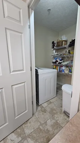 a room with storage and utility