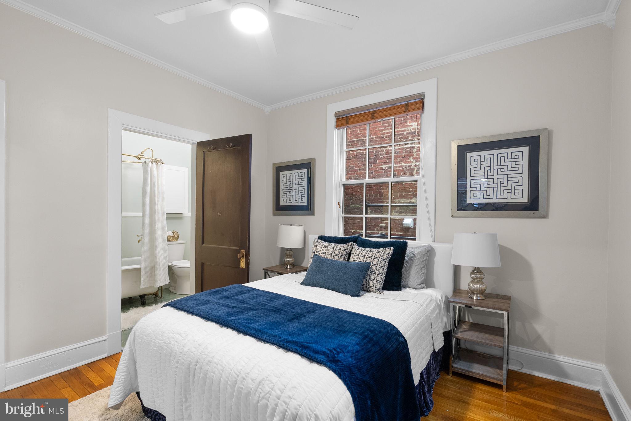 1705 Lanier Place Northwest, Unit 204 Washington, DC 20009 - Photo 22 of 26 Bedroom with plenty of space