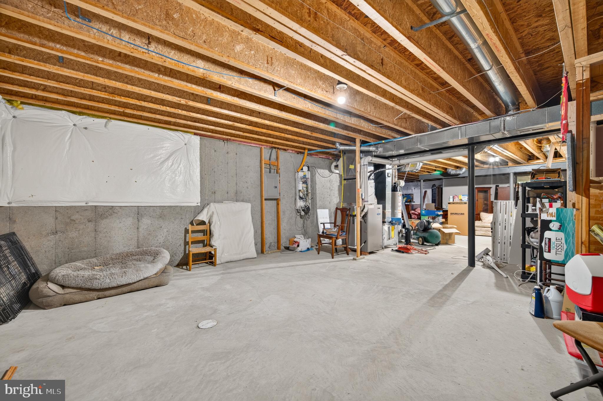 342 Canyon Road Winchester, VA 22602 - Photo 69 of 93 Unfinished storage area in basement