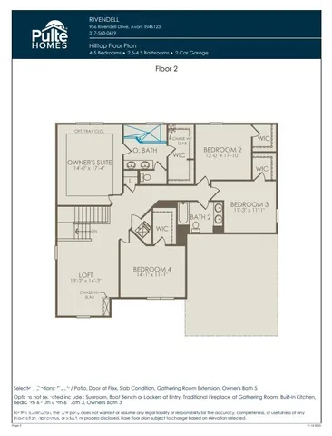 $482,900 | 922 Rivendell Drive, Avon, IN 46123