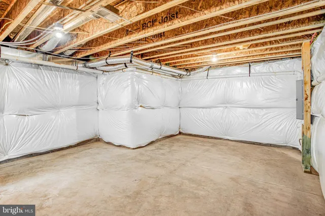 a view of a balcony with couch