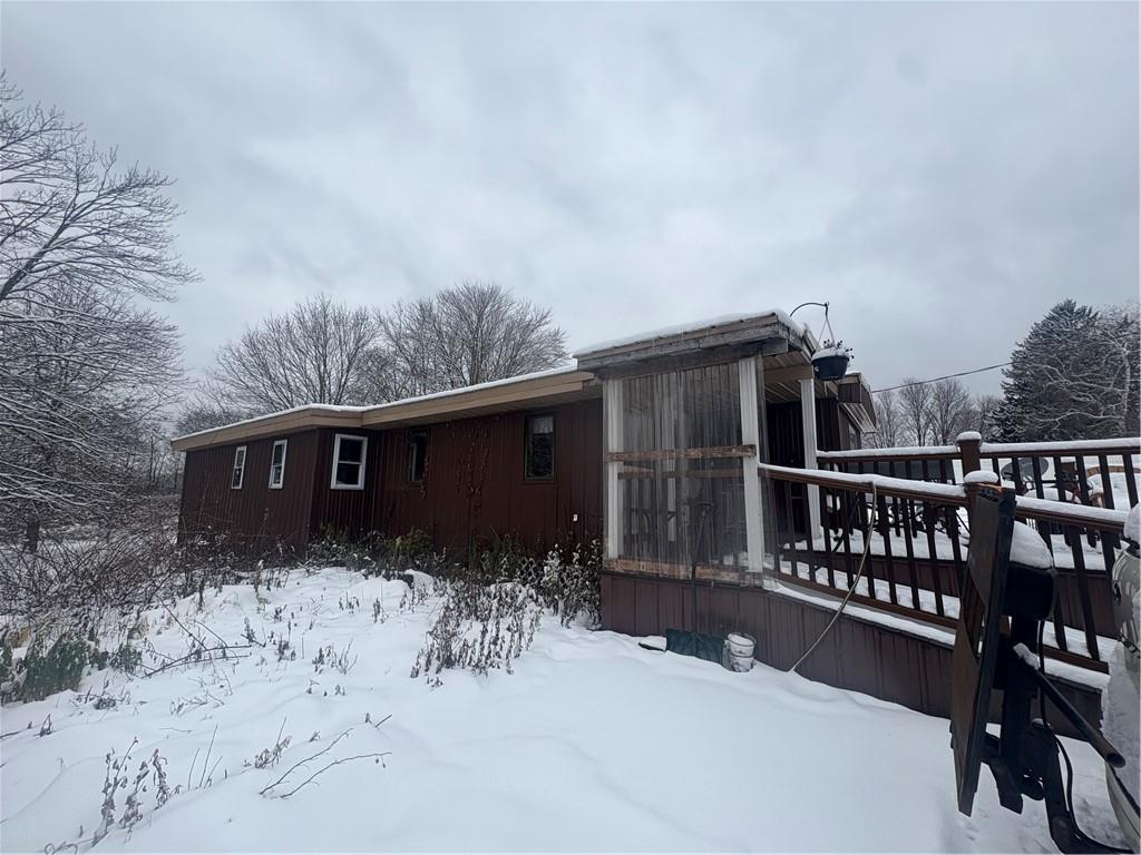 a view of house with outdoor space
