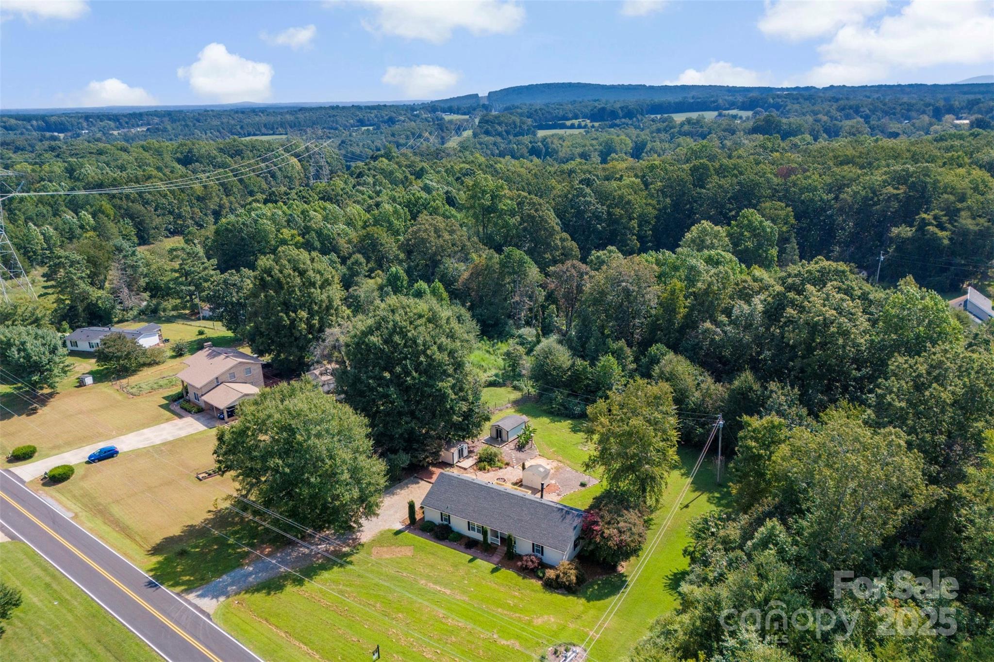 2121 Hephzibah Church Road Bessemer City, NC 28016 - Photo 39 of 41 an aerial view of a house with a yard