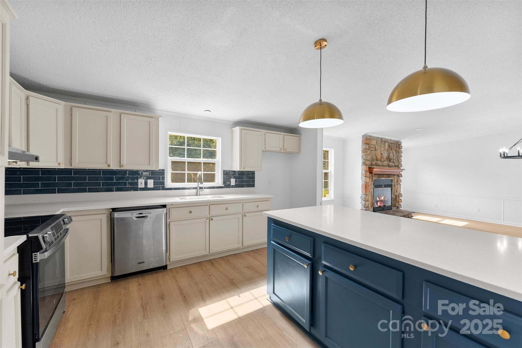 2121 Hephzibah Church Road Bessemer City, NC 28016 - Photo 8 of 41 a kitchen with a refrigerator a sink and dishwasher