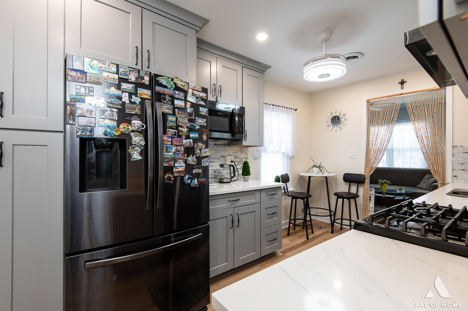3115 Maple Street Franklin Park, IL 60131 - Photo 4 of 28 a kitchen with stainless steel appliances a refrigerator a sink a stove and cabinets
