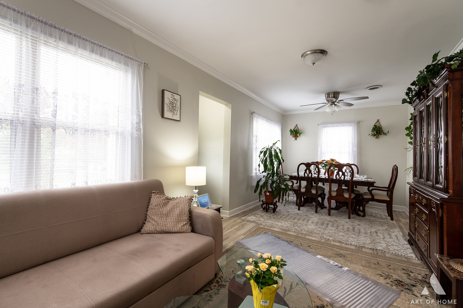 3115 Maple Street Franklin Park, IL 60131 - Photo 10 of 28 a living room with furniture and a large window