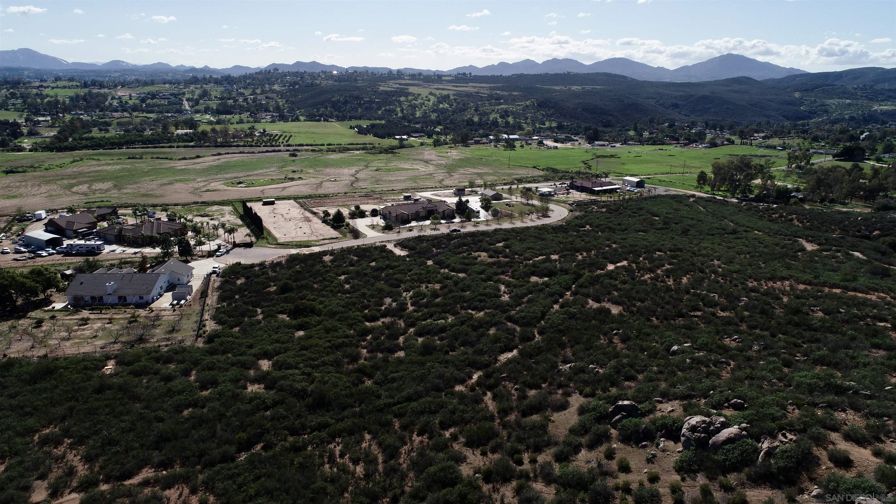 0 Quail Meadow Road Ramona, CA 92065 - Photo 19 of 26 a view of a town with mountains in the background