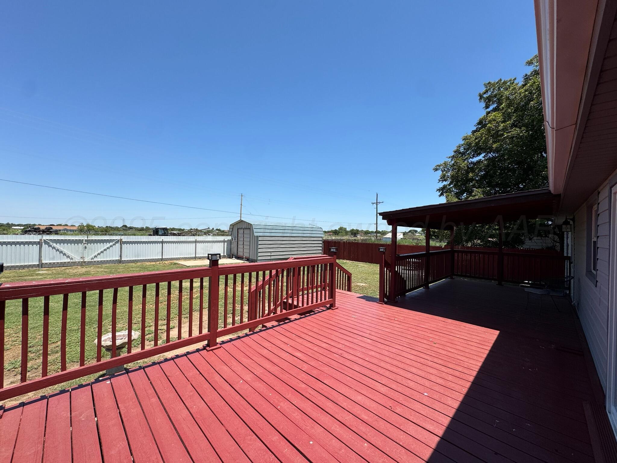 403 Aaron Road Fritch, TX 79036 - Photo 28 of 31 a view of roof deck