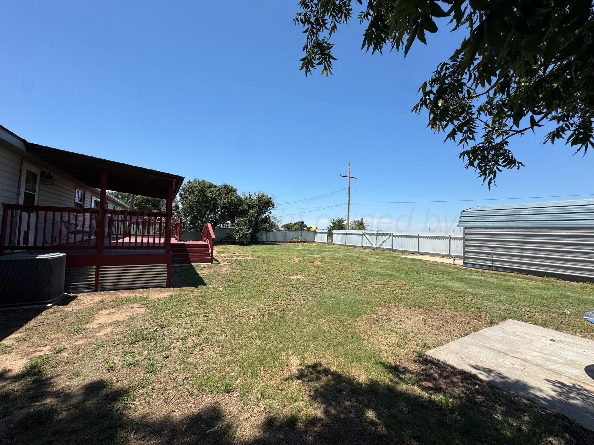 403 Aaron Road Fritch, TX 79036 - Photo 29 of 31 a view of swimming pool with a yard