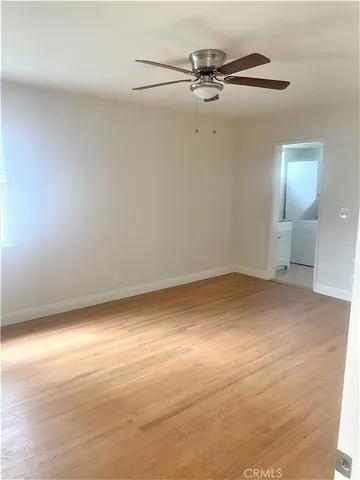 a view of a room with an empty space