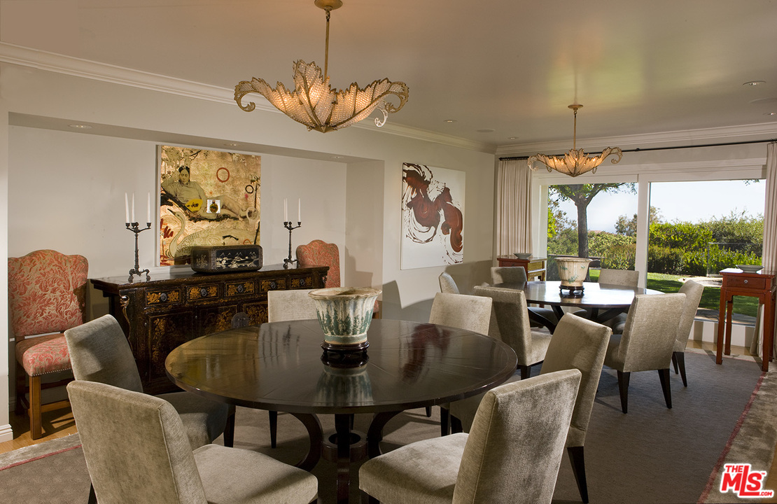 1827 Westridge Road Los Angeles, CA 90049 - Photo 28 of 34 a view of a dining room with furniture window and outside view