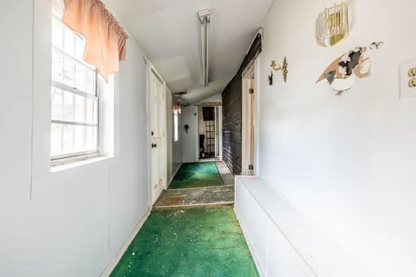 a view of a porch