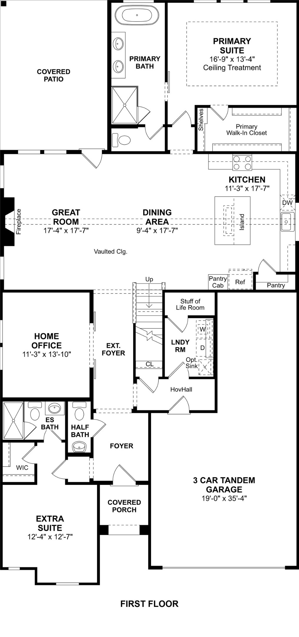 2815 Clapbread Lane Rosenberg, TX 77471 - Photo 48 of 49 The Tuscaloosa floor plan by K. Hovnanian Homes. 1st floor shown. *Prices, plans, dimensions, features, specifications, materials, and availability of homes or communities are subject to change without notice or obligation.