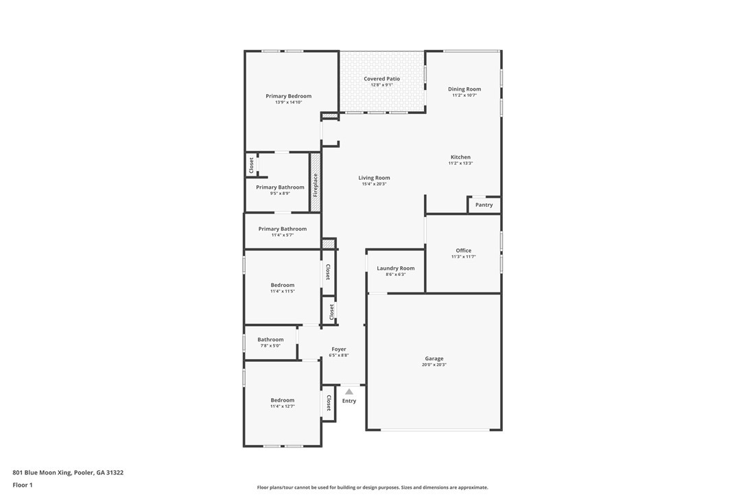 801 Blue Moon Crossing Pooler, GA 31322 - Photo 54 of 54 Floor Plan
