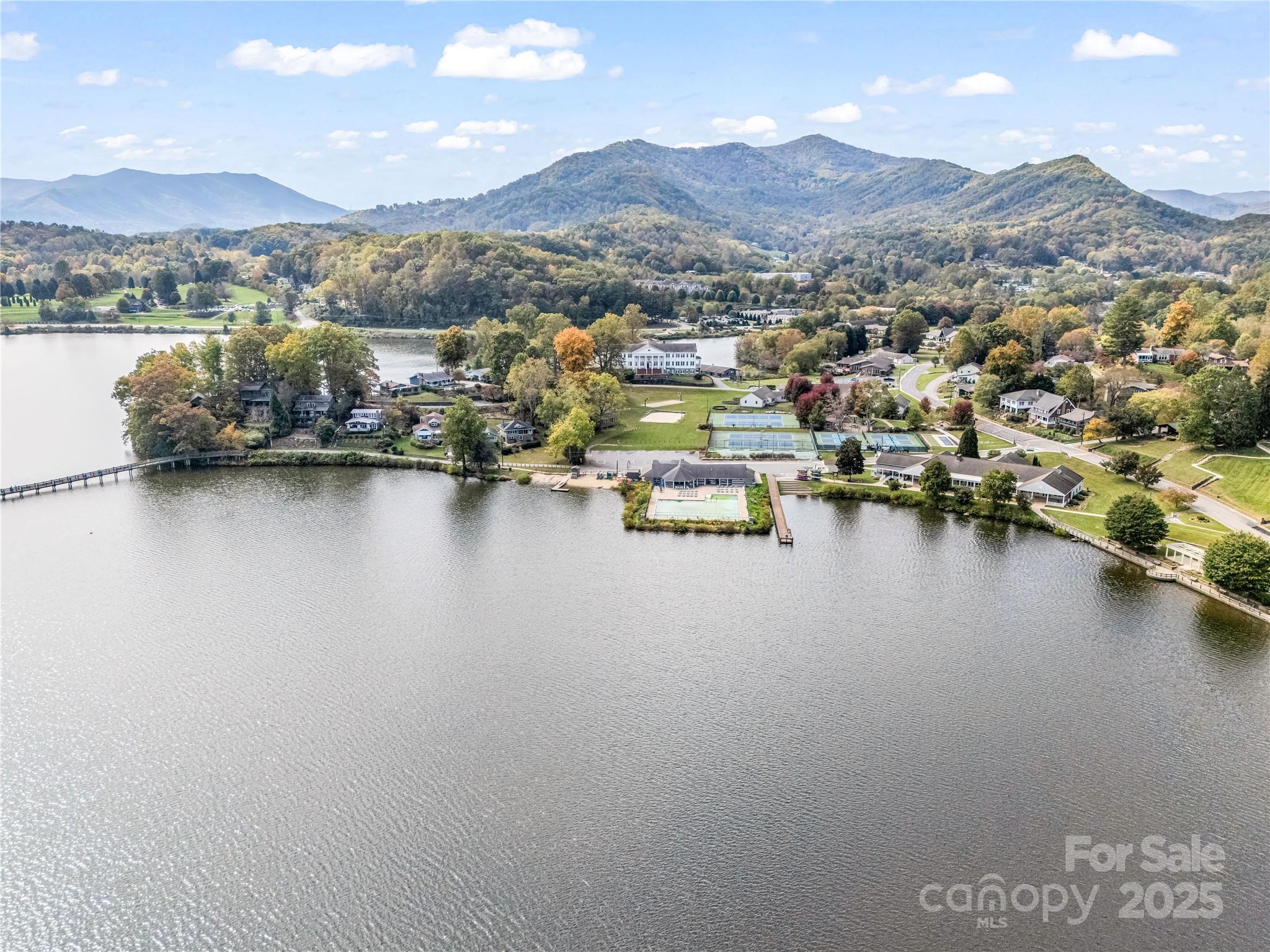 486 Oxford Road Lake Junaluska, NC 28745 - Photo 34 of 35 a view of a lake with mountains in the background