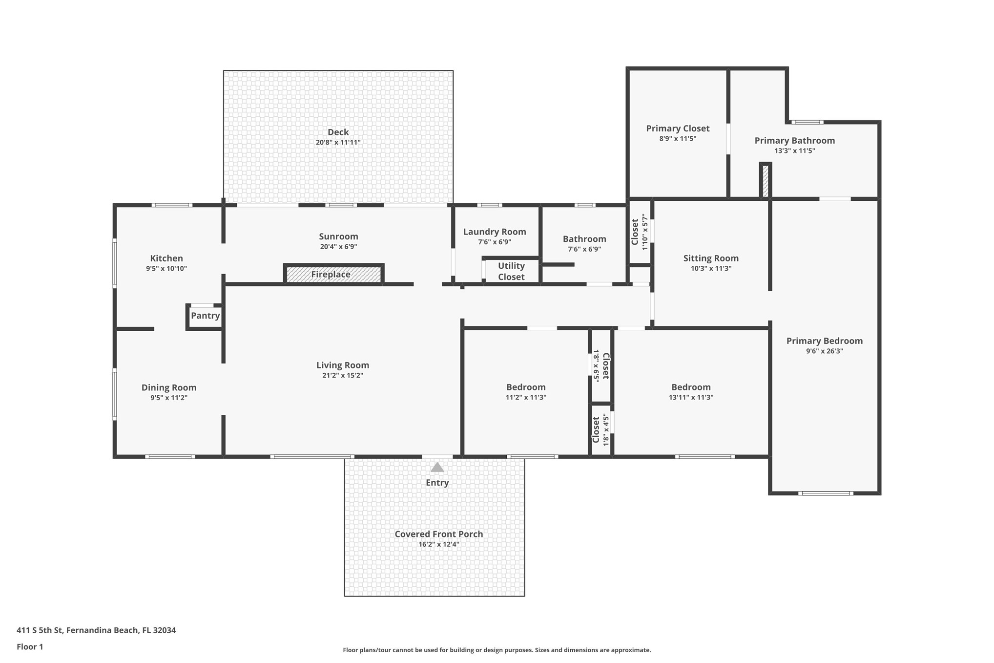 411 South 5th Street Fernandina Beach, FL 32034 - Photo 28 of 43 a picture of floor plan