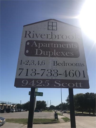 a view of a sign board