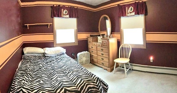 673 Old Petersham Road Barre, MA 01005 - Photo 12 of 19 a bedroom with a bed and a lamp