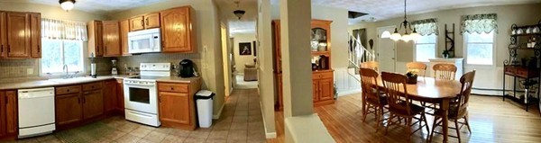 673 Old Petersham Road Barre, MA 01005 - Photo 2 of 19 a view of a kitchen from a dining room