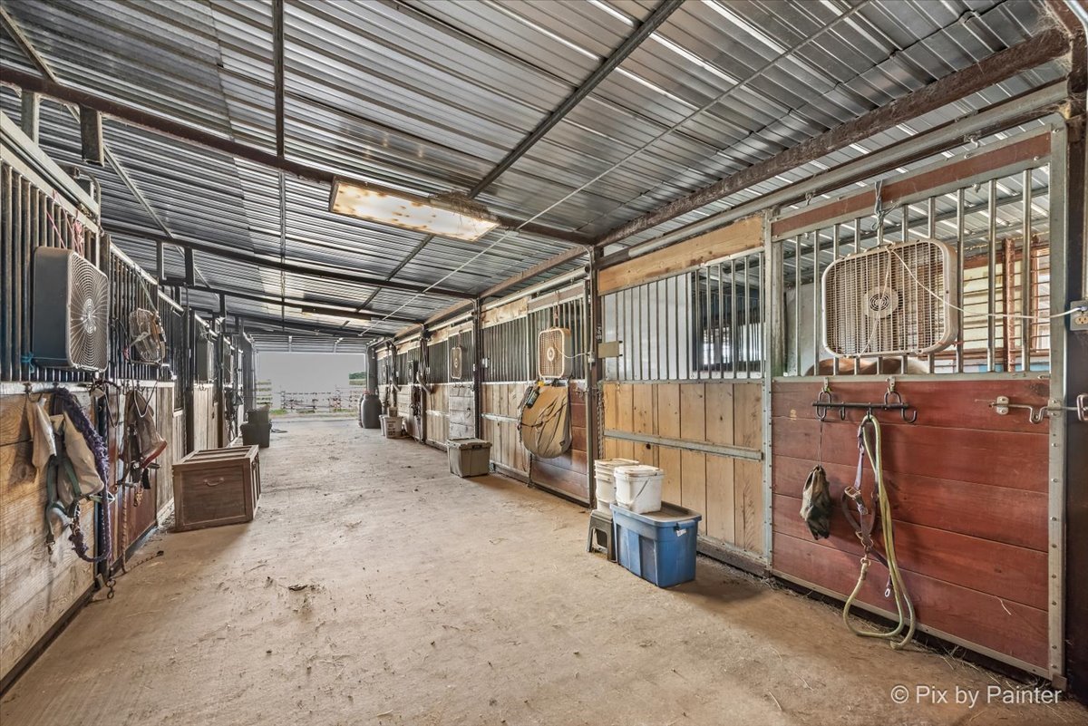 5-n487 County Line Road Maple Park, IL 60151 - Photo 15 of 44 a view of an empty room with wooden roof