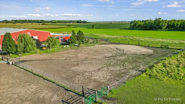 a view of an outdoor space and a lake view