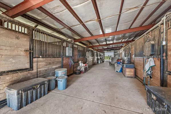 a view of parking garage