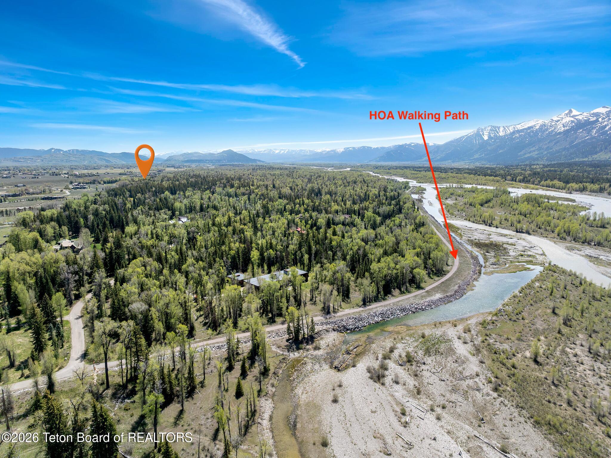 455 East Buck Mountain Road Jackson, WY 83001 - Photo 10 of 27 Walking Path