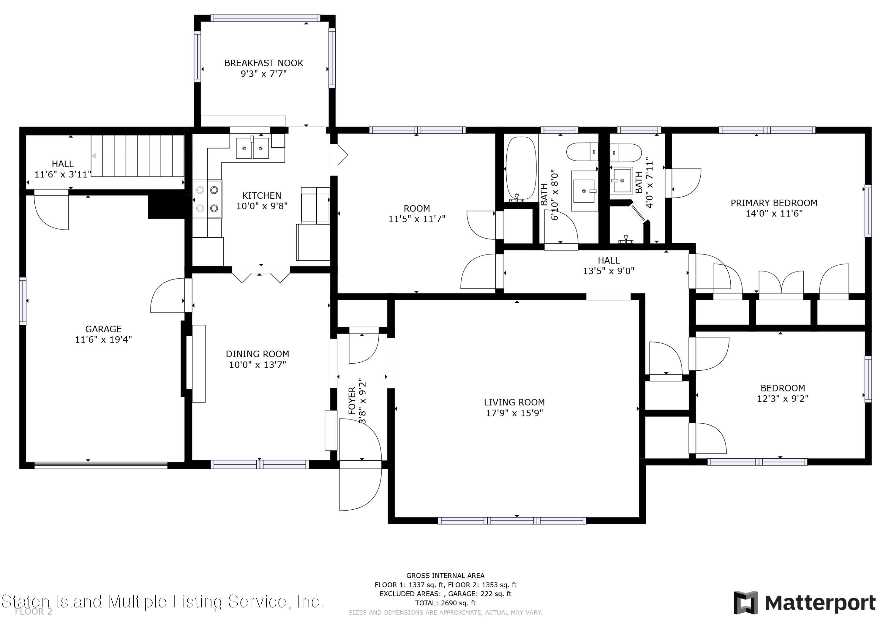 26 Wetmore Road Staten Island, NY 10304 - Photo 68 of 69 26 Wetmore Rd_Main FloorPlan