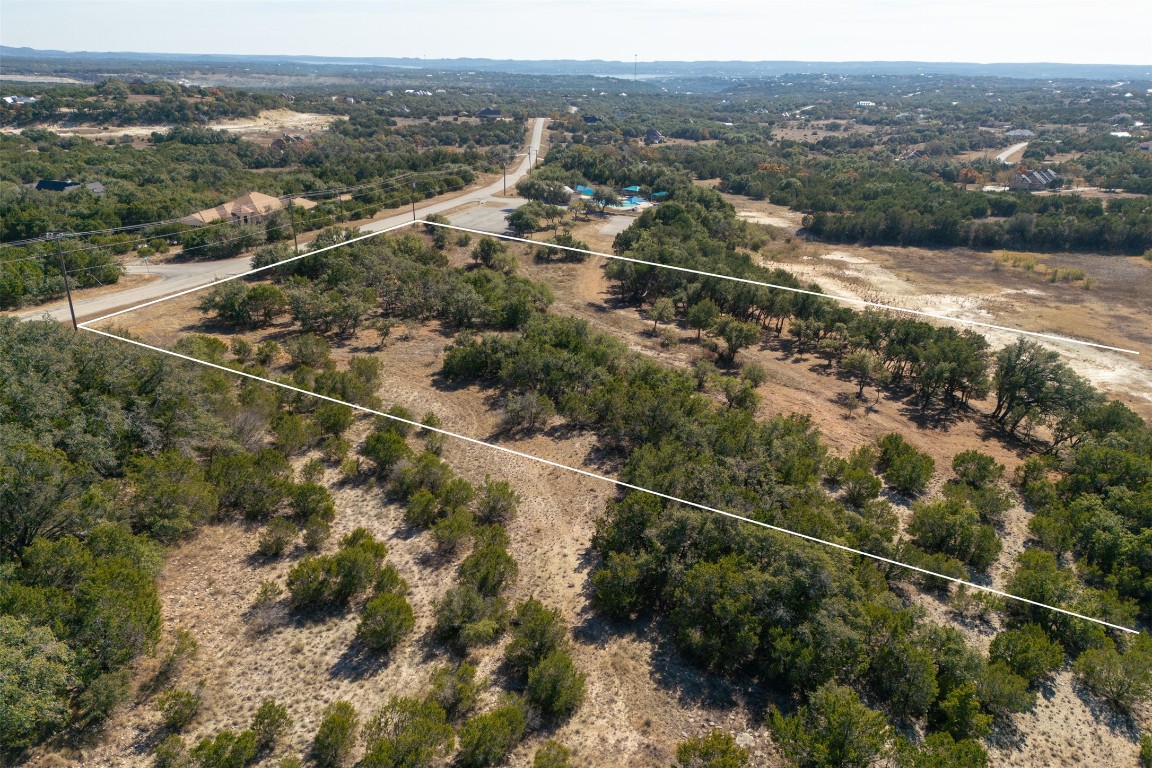 78 Dodder Lane Spring Branch, TX 78070 - Photo 7 of 24 Aerial view of property and surrounding area with property parcel outlined