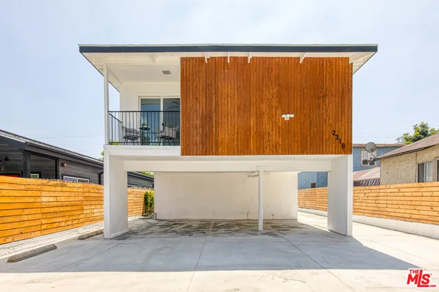 a view of front door