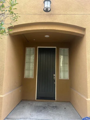 a view of front door