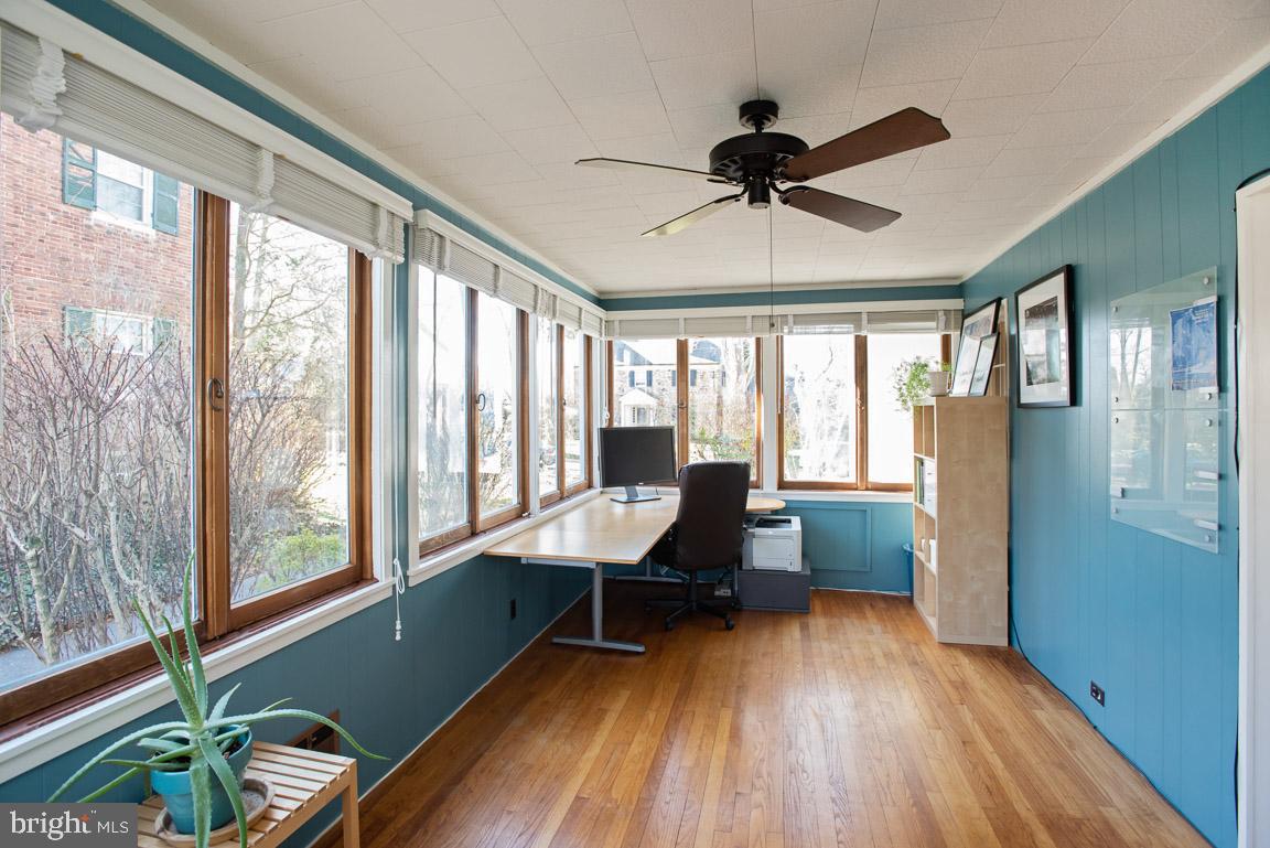 304 Cedarcroft Road Baltimore, MD 21212 - Photo 16 of 39 a view of a workspace with furniture and a window