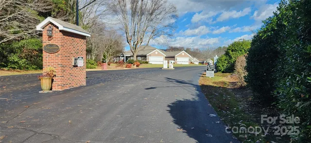 a view of backyard with green space