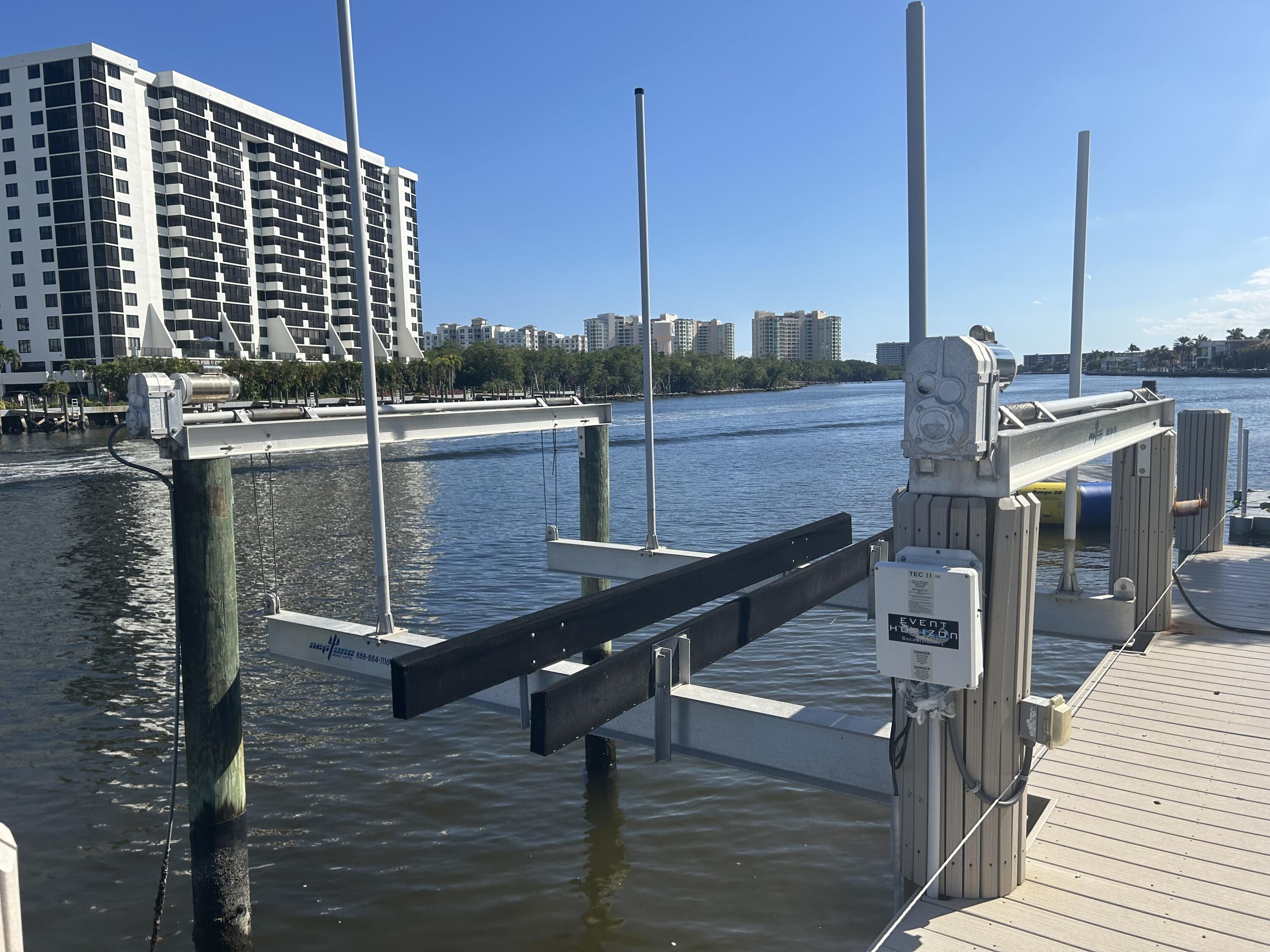 7432 Northeast Orchid Bay Drive Boca Raton, FL 33487 - Photo 1 of 2 16,000 pound boat lift