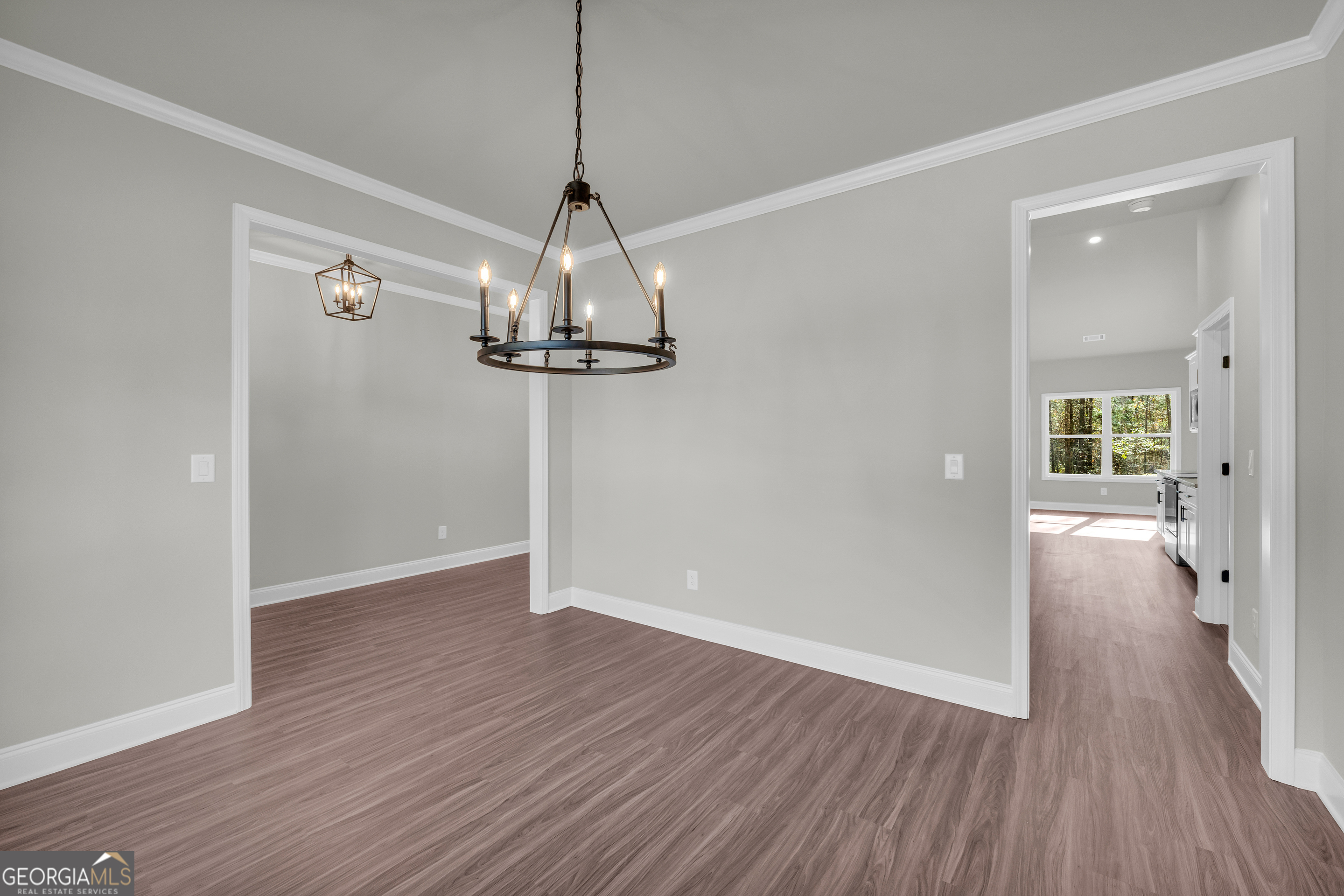 174 Old Milltown Road Hartwell, GA 30643 - Photo 13 of 53 a view of a room with wooden floor and door