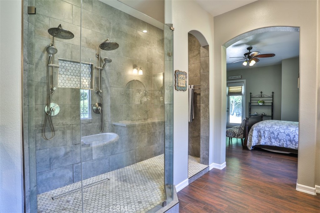 12619 Rustic Oak Court Rancho Cucamonga, CA 91739 - Photo 38 of 75 Primary bathroom shower
