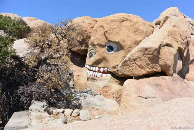 a view of a backyard with a table and a chairs