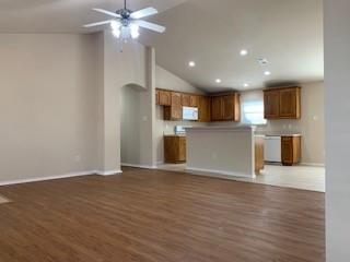 6421 Geneva Lane Fort Worth, TX 76131 - Photo 3 of 18 a view of kitchen with kitchen island microwave and stove