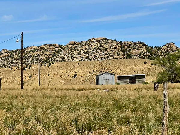 a large building with trees in the background