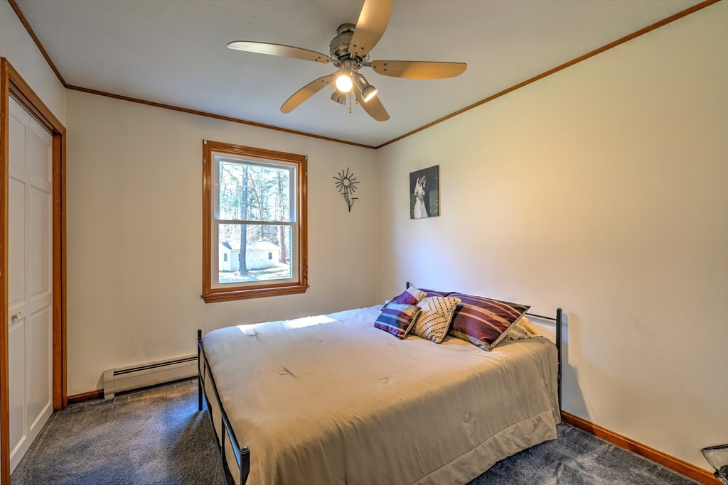 84 Long Hill Road Brookfield, MA 01506 - Photo 11 of 42 a bedroom with a bed and a window