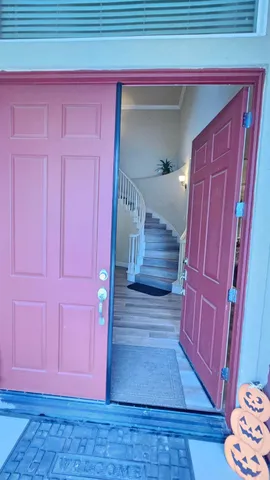 a view of front door