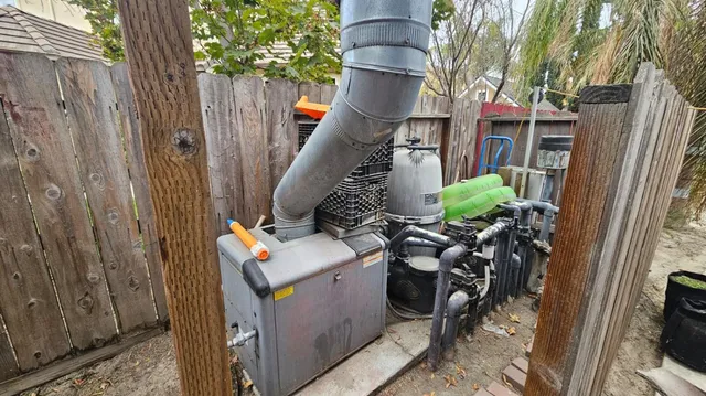 a house with trees in front of it