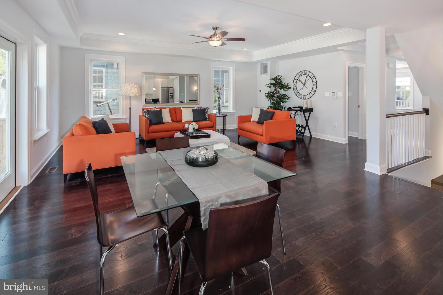 859 Venable Place Northwest Washington, DC 20012 - Photo 12 of 30 a living room with furniture and wooden floor
